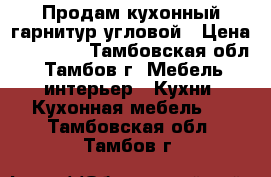 Продам кухонный гарнитур угловой › Цена ­ 17 000 - Тамбовская обл., Тамбов г. Мебель, интерьер » Кухни. Кухонная мебель   . Тамбовская обл.,Тамбов г.